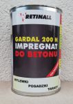 Impregnat polimerowy do betonu Gardal 200N 1 litr Impregnat polimerowy do betonu Gardal 200N 1 litr